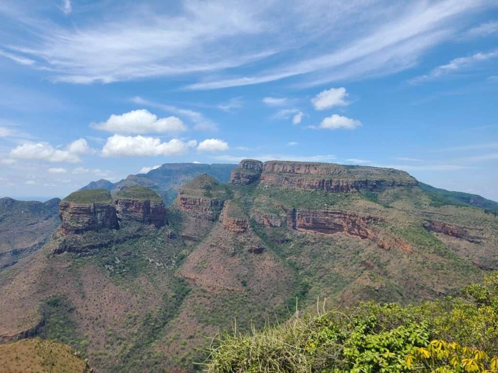 View of the Three Rondavels, Blyde River Canyon, Panorama Route