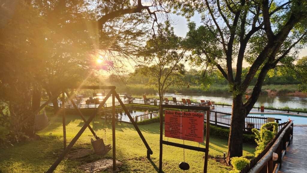 Sabie River Bush Lodge (exterior view), jsut outside Kruger National Park