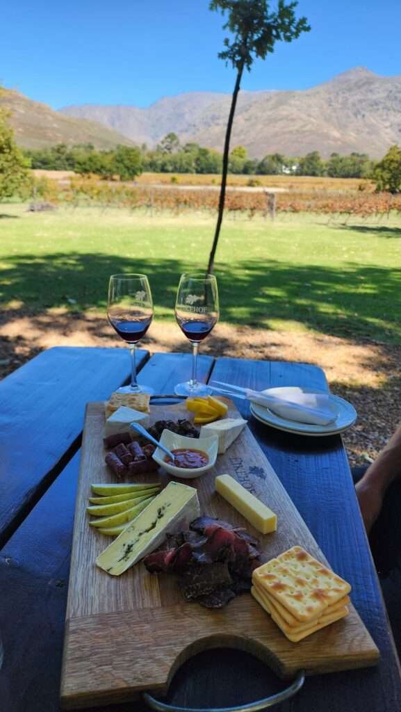 Dalewood cheese at Eikehof Estate in Franschhoek