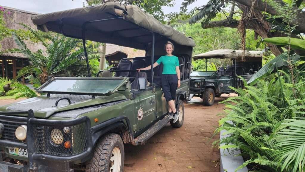 Open Game vehicle for the Inkwenkwezi Game Drive