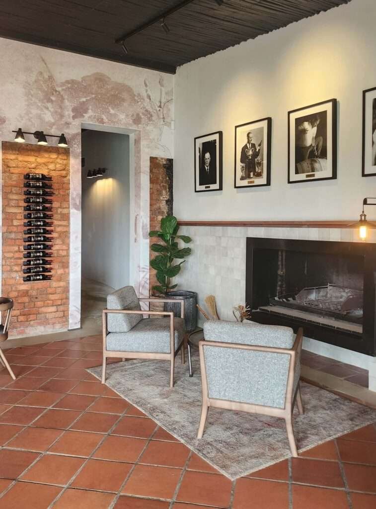 tasting room at Alto Wine Estate